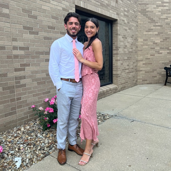 zara floral midi dress - Picture 1 of 4